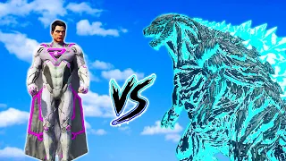 Superman World Collector vs. Godzilla Earth Epic Battle ( GTA V Mods )