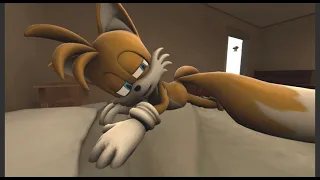 Tails farts in bed