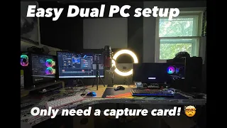 EASIEST Dual PC setup & and Dual Audio Outputs (Capture Card & Elgato Sound Capture)