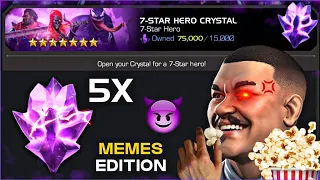 My FIRST 7-Star Crystal Opening? BUT IT'S A MEMES EDITION?!!!