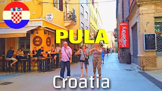 Walking Tour in PULA / Croatia - Summer Walk 2022 - 4K 60fps UHD