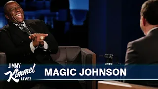 Magic Johnson on Michael Jordan’s Famous Shrug, Tom Brady’s Success & the Great Tommy Lasorda