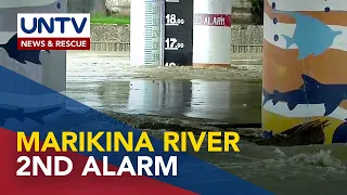 Marikina River, itinaas na sa 2nd alarm; mahigit 12,000 indibidwal nasa evacuation centers