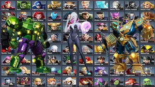 ALL HEROES MARVEL SUPER WAR 2023/2024