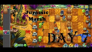 Jurassic Marsh-Day 7 - Plants vs Zombies 2