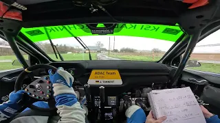 ONBOARD RALLYE ERZGEBIRGE 2023 | ŠKODA FABIA RS Rally2 | JULIUS TANNERT + FRANK CHRISTIAN