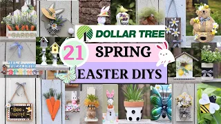 21 FAVORITE Dollar Tree SPRING EASTER HOME DECOR DIYs 🌹 Step By Step SPRING  CRAFT DIY IDEAS TO MAKE