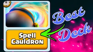 Spell Cauldron Best Deck | Clash royale new challenge spell Cauldron deck