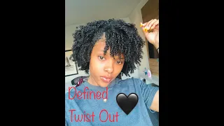 Defined Twist Out Tutorial || New Products for Natural Curls