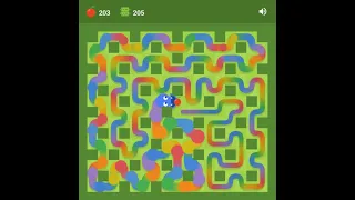 Google Snake fast wall all apples TAS