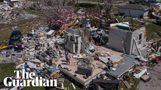 Drone footage shows aftermath of tornadoes that ripped through New Orleans