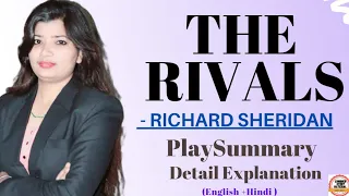 The rivals by Richard Sheridan summary in hindi | The rivals |