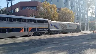 Railroad Crossing Amtrak Coast Starlight, Capitol Corridor & San Joaquin