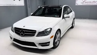 JUST TRADED!  2014 Mercedes Benz C300 4matic with only 131,286 miles!