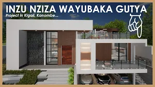 Modern and Beautiful Villa Design In Kigali | Inzu nziza igiye kubakwa muri Kanombe #kigali #rwanda