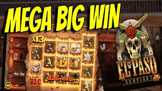 MEGA BIG SLOT WIN ON EL PASO GUNFIGHT SLOT