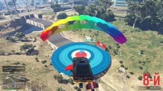 НОВЫЕ СУМАСШЕДШИЕ ГОНКИ НА МАШИНЕ С ПАРАШЮТОМ В ГТА 5 GTA 5 ONLINE ГОНКИ mp4