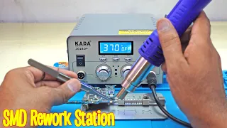 How to use SMD Rework Station Heat Gun Hot air Blower in Mobile Phone Repairing Tutorial 8