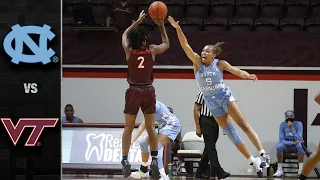 North Carolina vs. Virginia Tech Women's Basketball Highlight (2020-21)