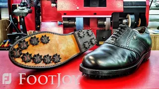 Rebuilding Vintage Golf Shoes! FootJoy Classics REBUILT from the Ground Up | SHOE REPAIR