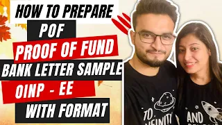 Proof of Funds 💵 for Canada PR 🇨🇦 || BANK Letter FORMAT || How to show Funds for EE & OINP