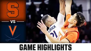 Syracuse vs. Virginia Men's Basketball Highlights (2022-23)