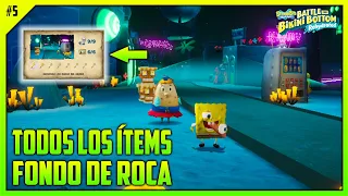 FONDO DE ROCA 🧦 TODOS LOS OBJETOS |  BATTLE FOR BIKINI BOTTOM REHYDRATED [PS4/SWITCH]