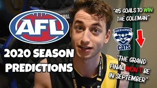 AFL SEASON PREDICTIONS! (Premiers, Brownlow, Coleman + Many More!)