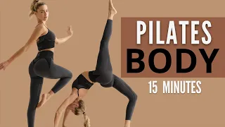 15 MIN. PILATES BODY / FEEL STRONG & BALANCED / full body workout at home