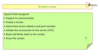 Berkeley's Sockets
