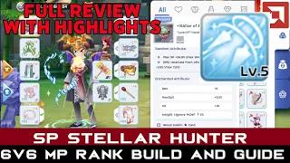 Full Guide SP Stellar Hunter 6v6 PvP Rank Competitive Build 2023 | Ragnarok M: Eternal Love SEA 2.0