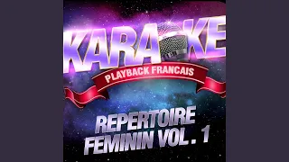Avant De Nous Dire Adieu — Karaoké Playback Avec Choeurs — Rendu Célèbre Par Jane Manson