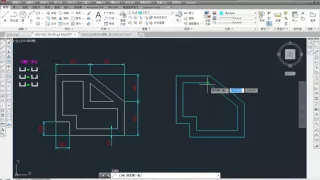 AutoCAD 2015 2D 教學課程 0120 複線練習