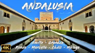 ANDALUSIA (Seville, Granada, Ronda, Marbella, Cádiz & Málaga) – Spain 🇪🇸 [4K]