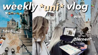 uni vlog *week in my life* 👩🏼‍🎓| lernen, studium, wien