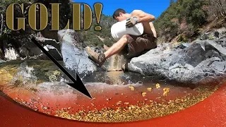 We Found GREAT GOLD Sluicing and Panning in Northern California