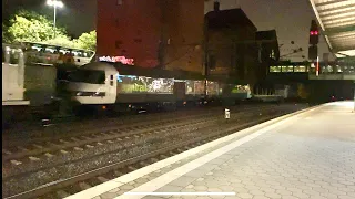 (HD) Railadventure Class 43 HST power cars at Hamburg Harburg, Germany - 43480 & 43484