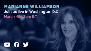 Marianne Williamson Launches Presidential Campaign LIVE