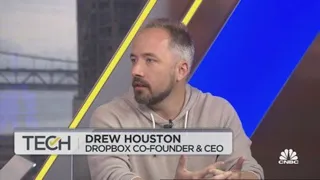 Watch CNBC's full interview with Dropbox CEO Drew Houston on earnings and new AI tools