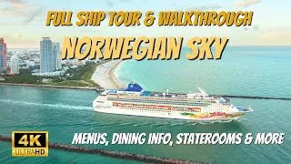 2024 Updated Norwegian Sky Ship Tour | Deck by Deck Walkthrough, Menus, Staterooms, Tips | NCL Sky