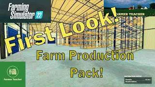 FS22 Farm Production Pack, First Look!