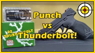 Thunderbolt Chasing The Lightning! .22lr Federal Punch vs Remington Thunderbolt, Ballistic Gel Test!