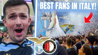 ELECTRIC ULTRAS as SS LAZIO DESTROY FEYENOORD 4-2 🇮🇹🔥