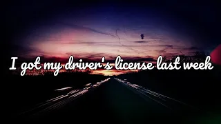 Olivia Rodrigo - Drivers License [Explicit]  (Lyrics Video)