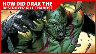 How Did Drax The Destroyer Kill Thanos? #shorts