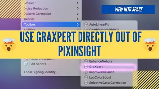 MIND BLOWN!!! Use GraXpert directly out of PixInsight (incl. AI!!!)