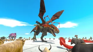 Assemble Weapons For T-Rex And Free The Carnivorous Dinosaurs - Animal Revolt Battle Simulator