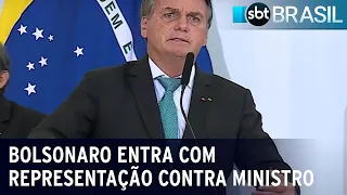 Bolsonaro entra com representação contra Alexandre de Moraes | SBT Brasil (18/05/22)
