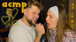 АСМР 👩🏼‍❤️‍💋‍👨🏼 макияж на 14 февраля от парня