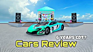 Cars 6 Years Review || Roblox - Car Dealership Tycoon